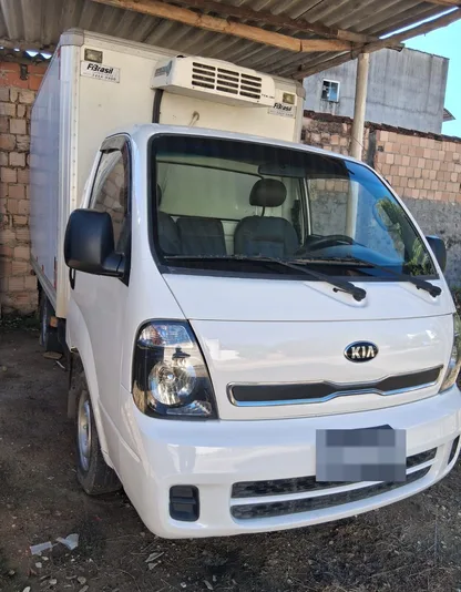 Caminhão frigorífico da Bonifácio Transportes